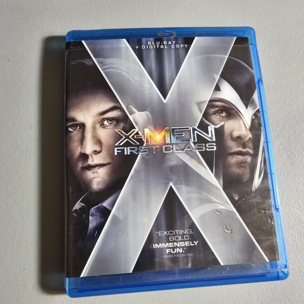 X-Men First Class Blu-ray + Digital Copy Marvel Movie James McAvoy 2-Disc Set